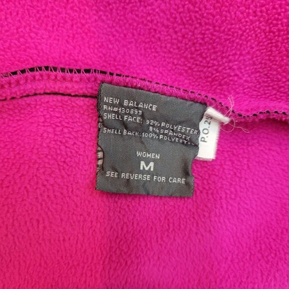 New Balance Womens Medium Black & Pink Softshell Jacket - Picture 5 of 10